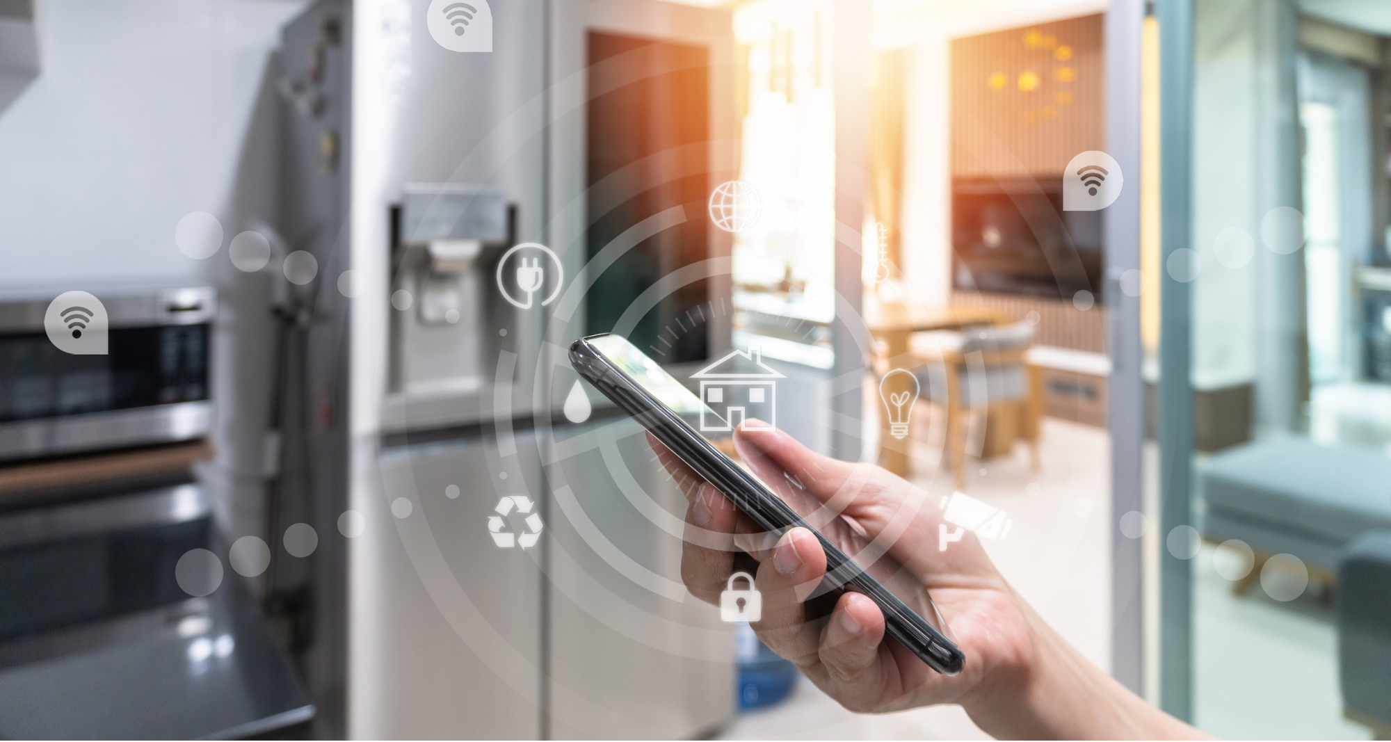 Smartphone connecté grâce au FTTR/Wi-Fi 360 Reunion